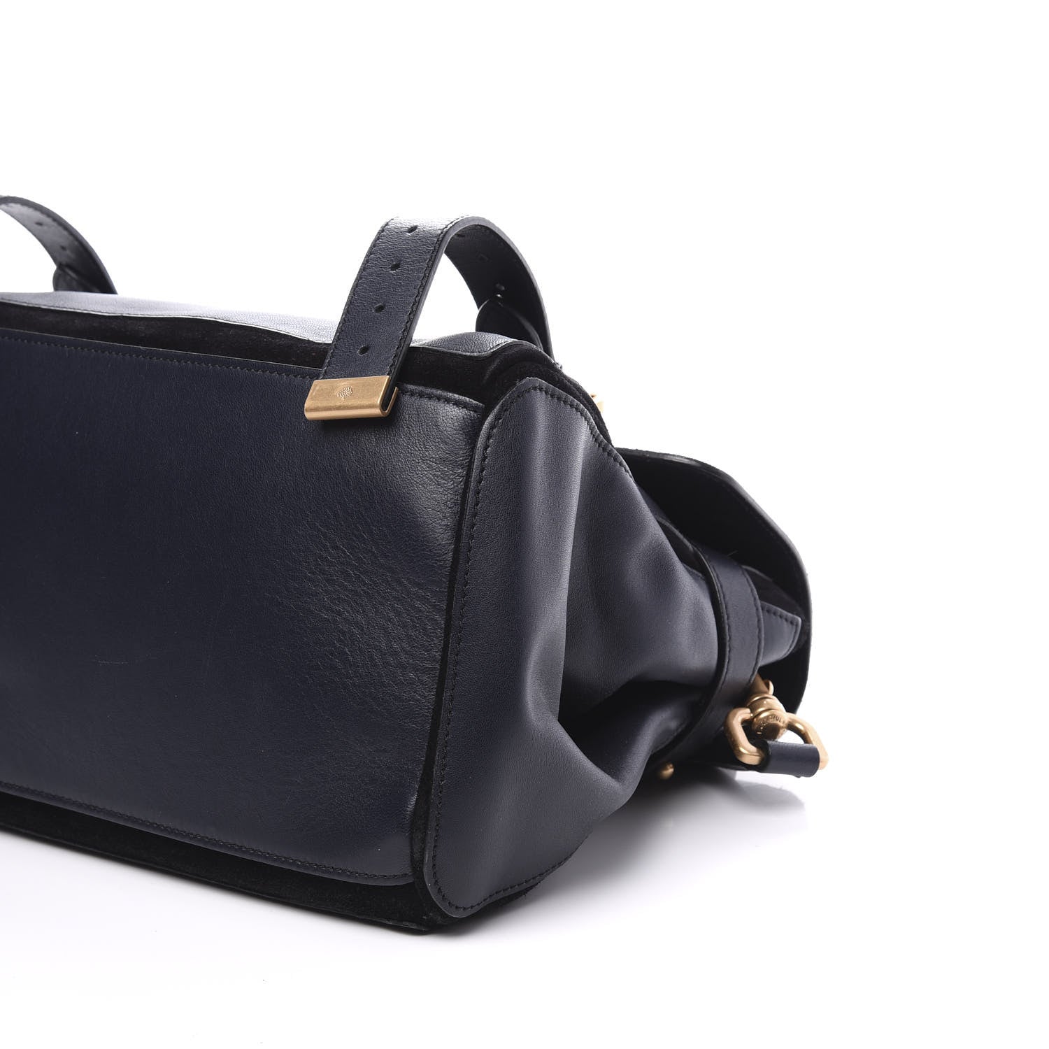 Mulberry Silky Nappa Suede Medium Panel Alexa Midnight Blue 7 of 10