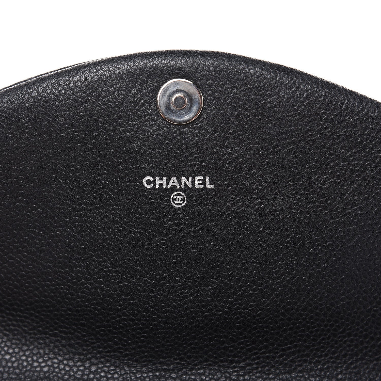 Chanel Caviar Half Moon Wallet On Chain WOC Black 6 of 14