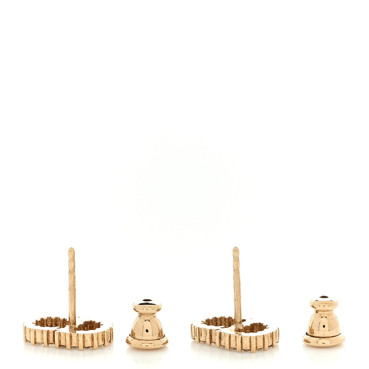 Strass Crystal CD Earrings Gold