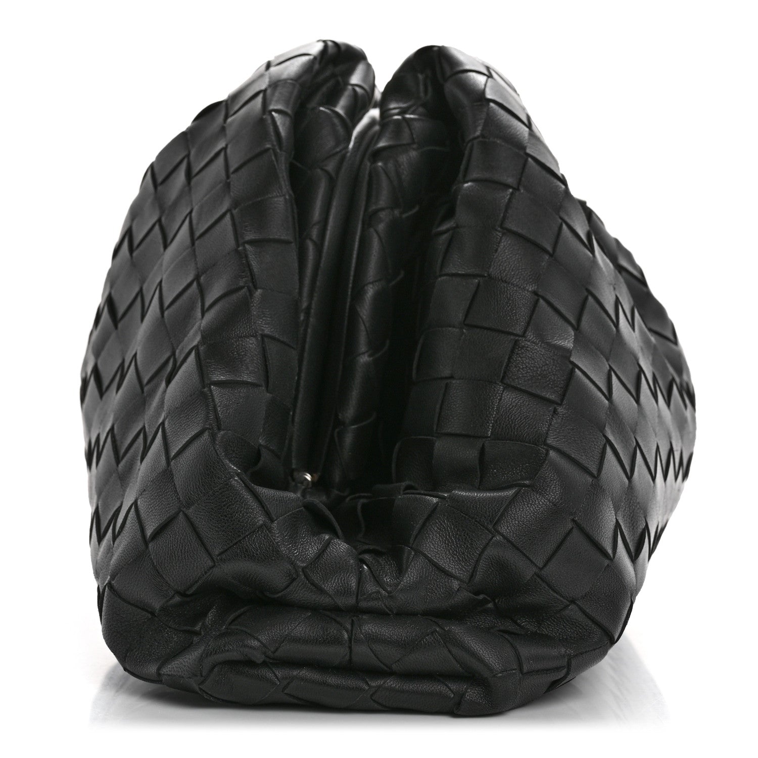 Bottega Veneta Nappa Maxi Intrecciato The Pouch Oversized Clutch Black 10 of 11