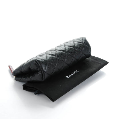 Chanel Caviar Quilted Small Cosmetic Case Black 4 of 7