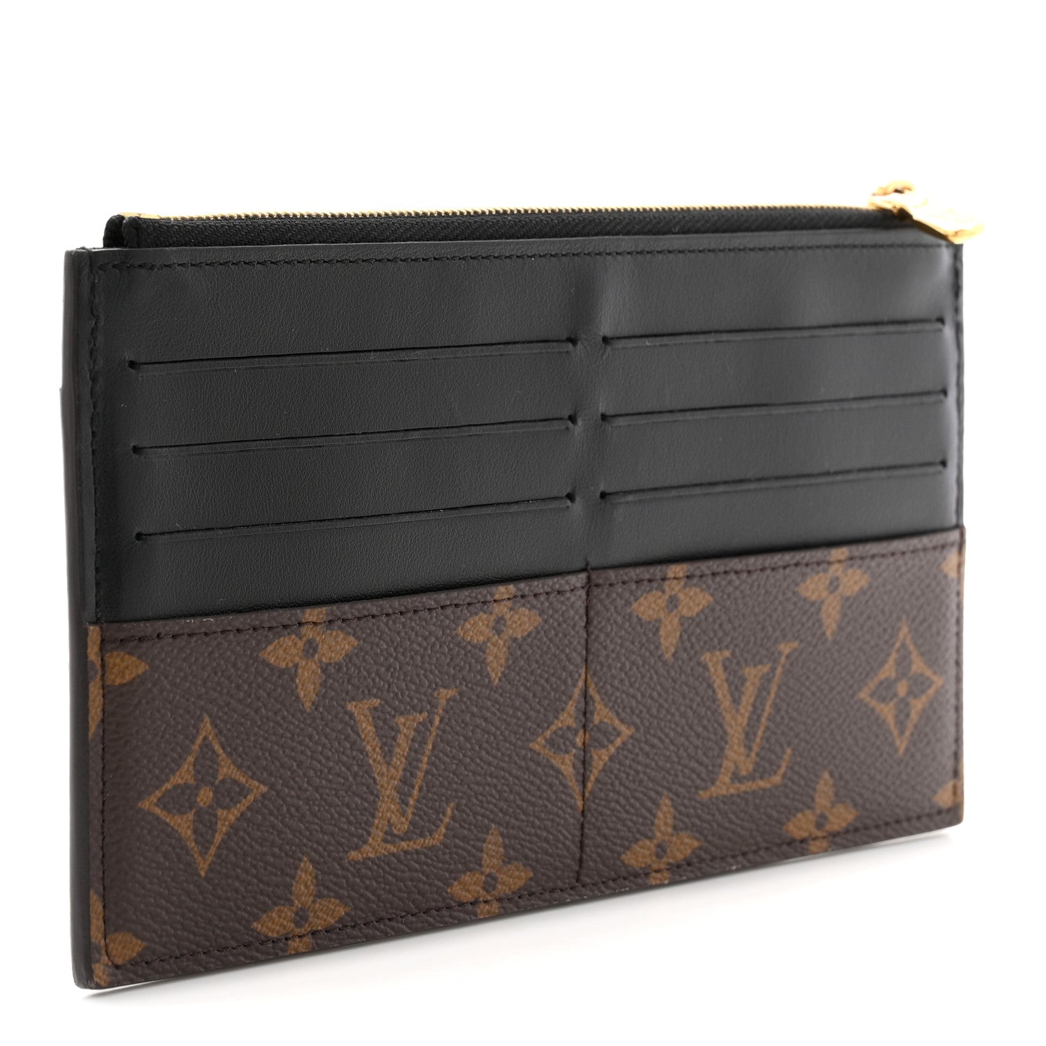 Louis Vuitton Monogram Slim Purse Black 3 of 7