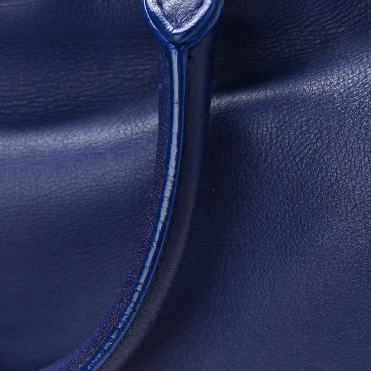 Saint Laurent Calfskin Small Classic Y Cabas Navy 13 of 15