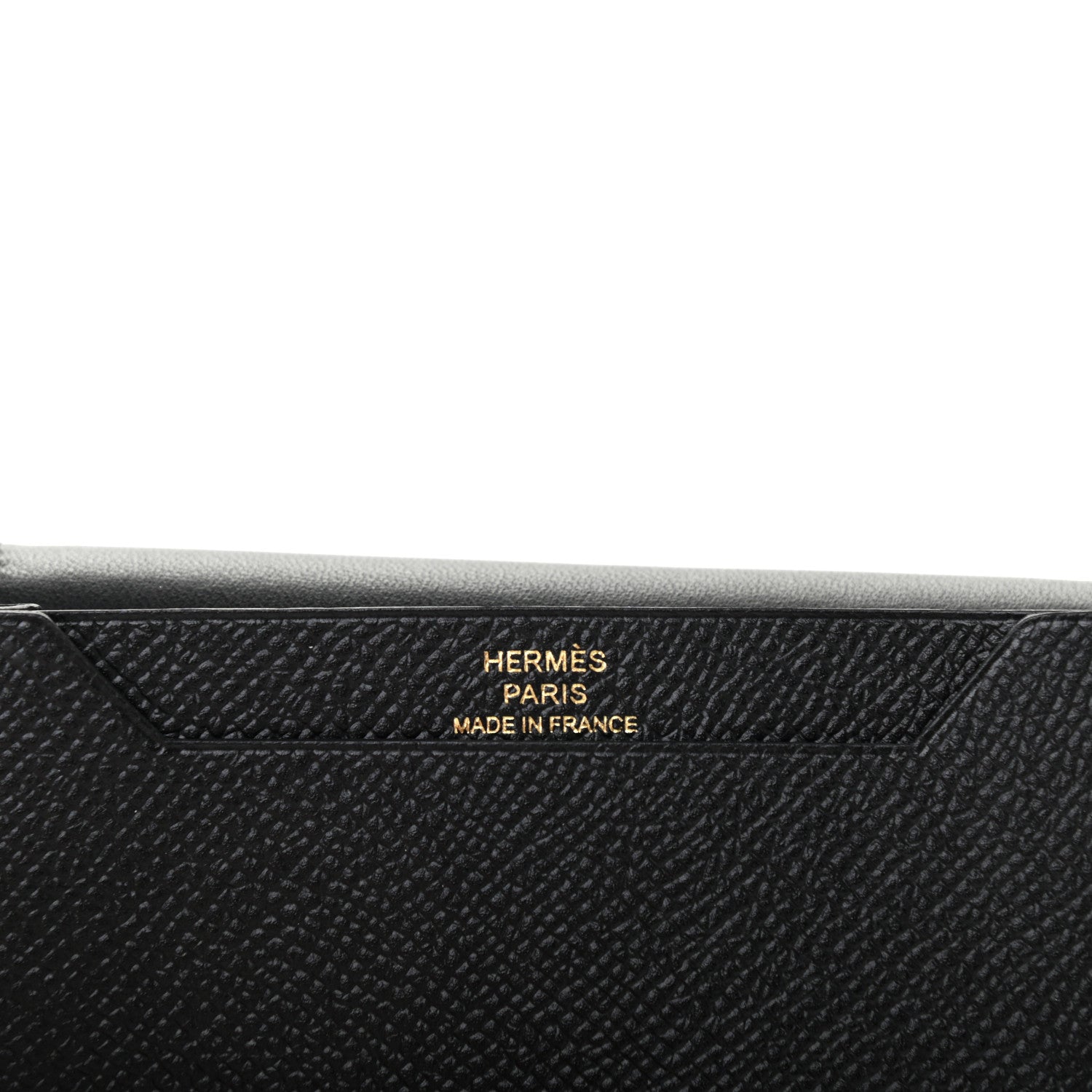 Hermes Epsom Bearn Card Holder Wallet Black 6 of 7