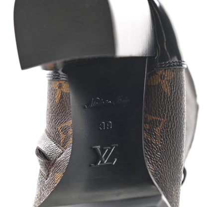 Louis Vuitton Patent Calfskin Monogram Star Trail Ankle Boots 39 Black 6 of 8
