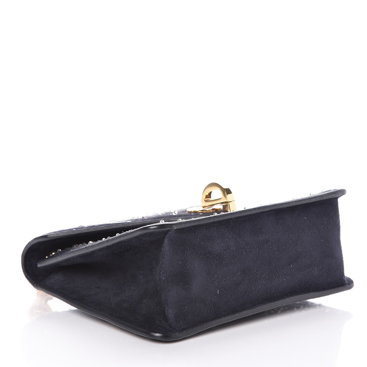 Christian Dior Suede Mini I Fell Blue C'est Flap Bag Blue 4 of 11