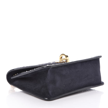 Christian Dior Suede Mini I Fell Blue C'est Flap Bag Blue 4 of 11