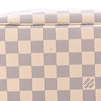 Louis Vuitton Damier Azur Neo Neverfull MM Rose Ballerine 15 of 17