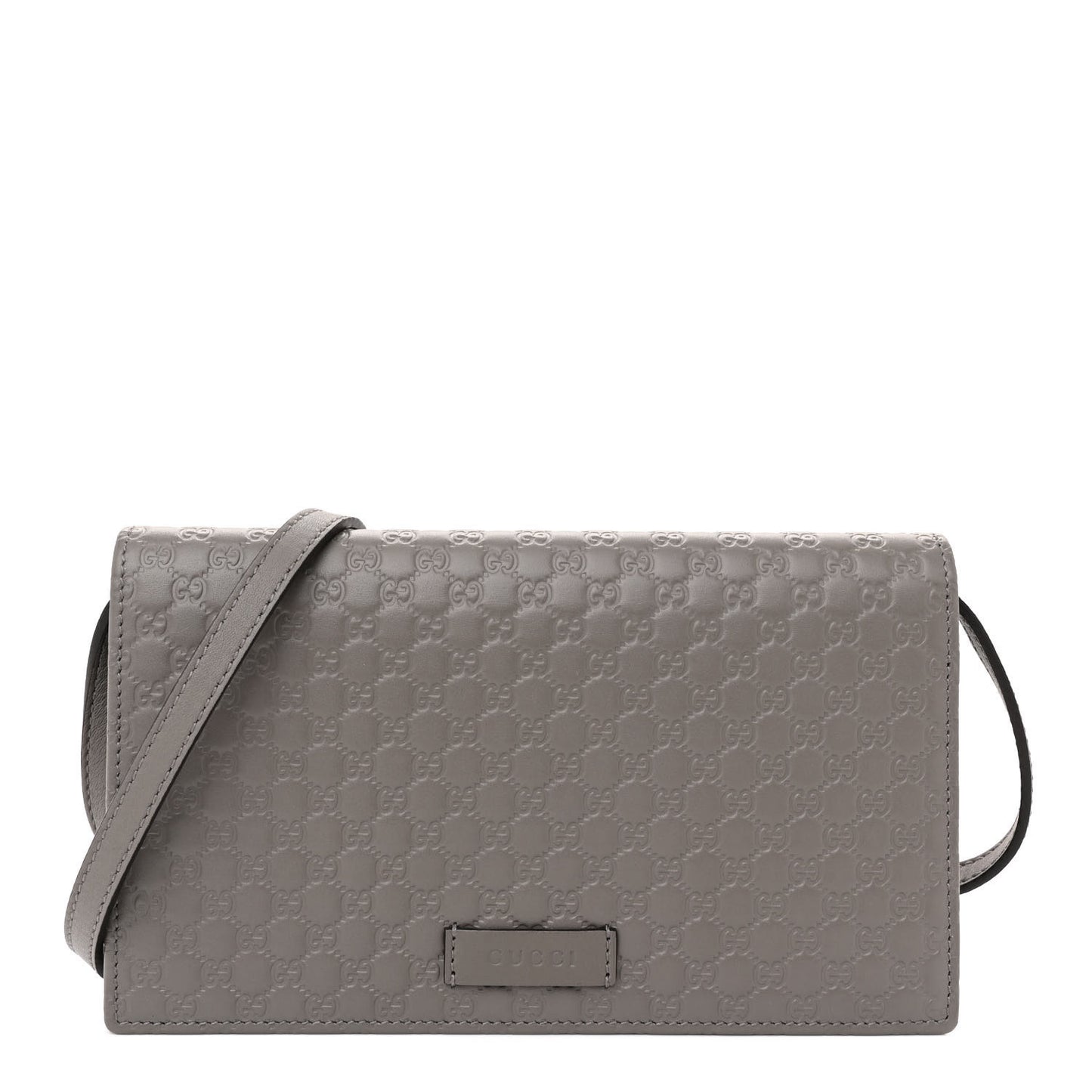 Soft Microguccissima Crossbody Wallet Loess