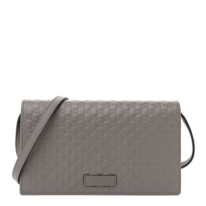 Gucci Soft Microguccissima Crossbody Wallet Loess 1 of 11
