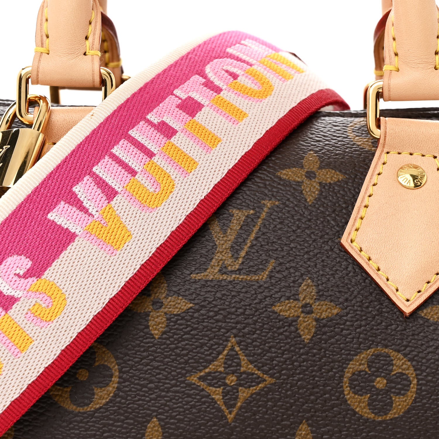 Louis Vuitton Monogram Speedy Bandouliere 20 Fuchsia 7 of 9