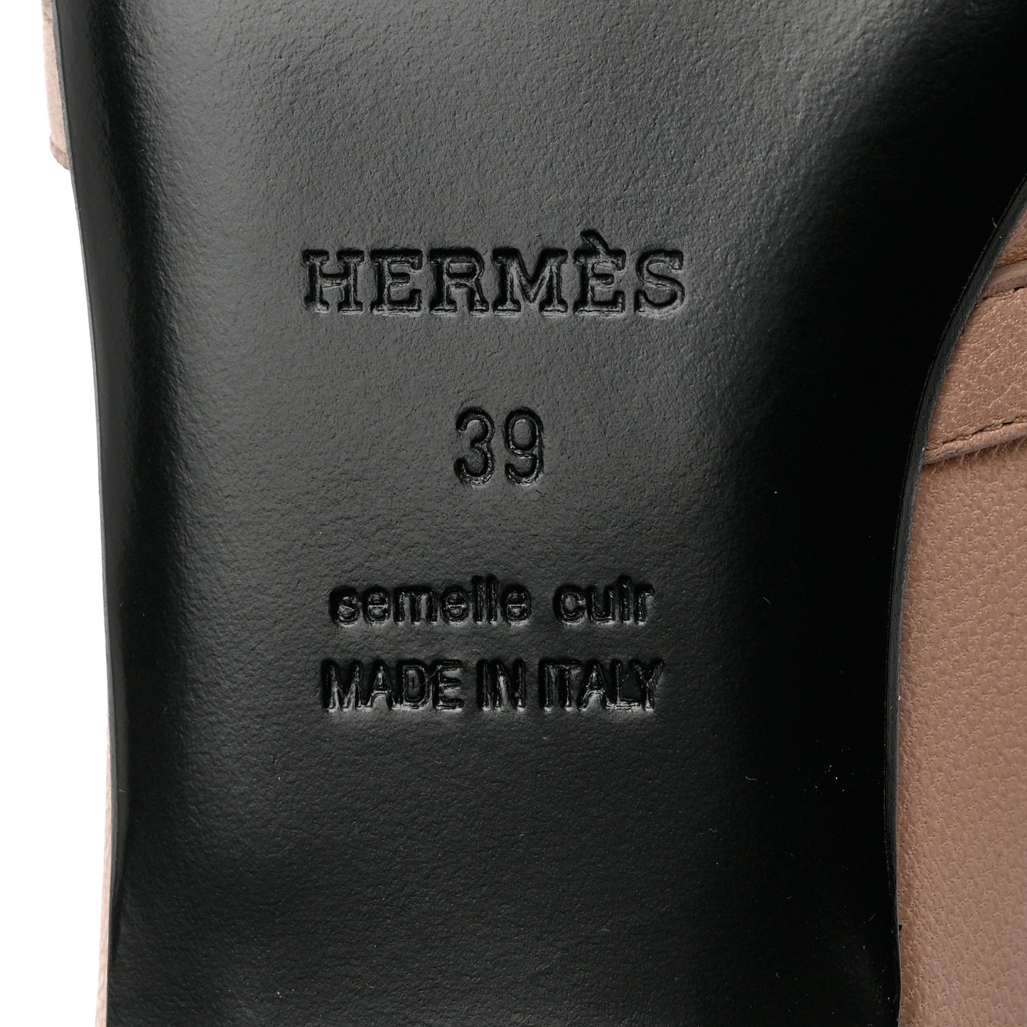 Calfskin Oz Mules 39 Beige Nude