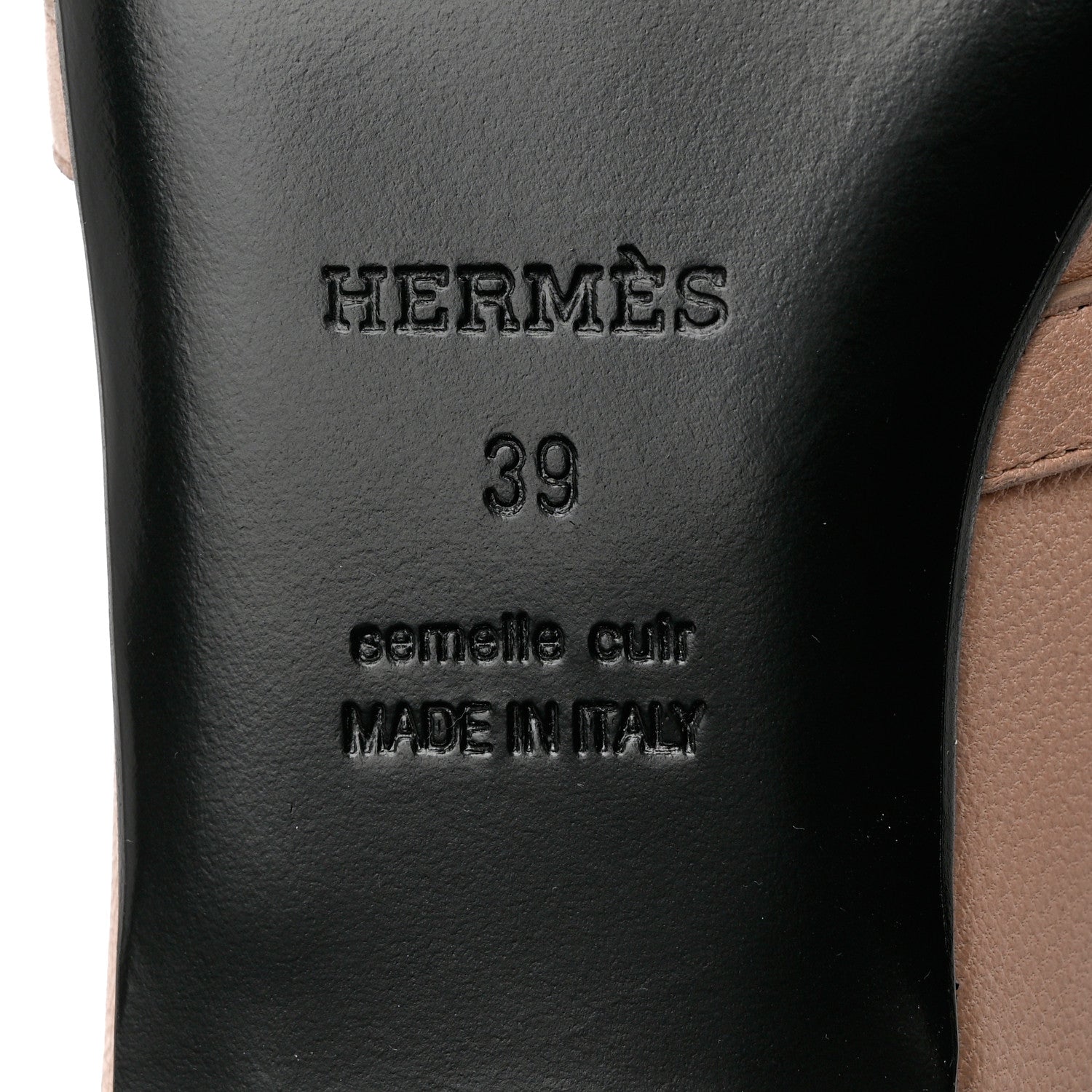 Hermes Calfskin Oz Mules 39 Beige Nude 8 of 9
