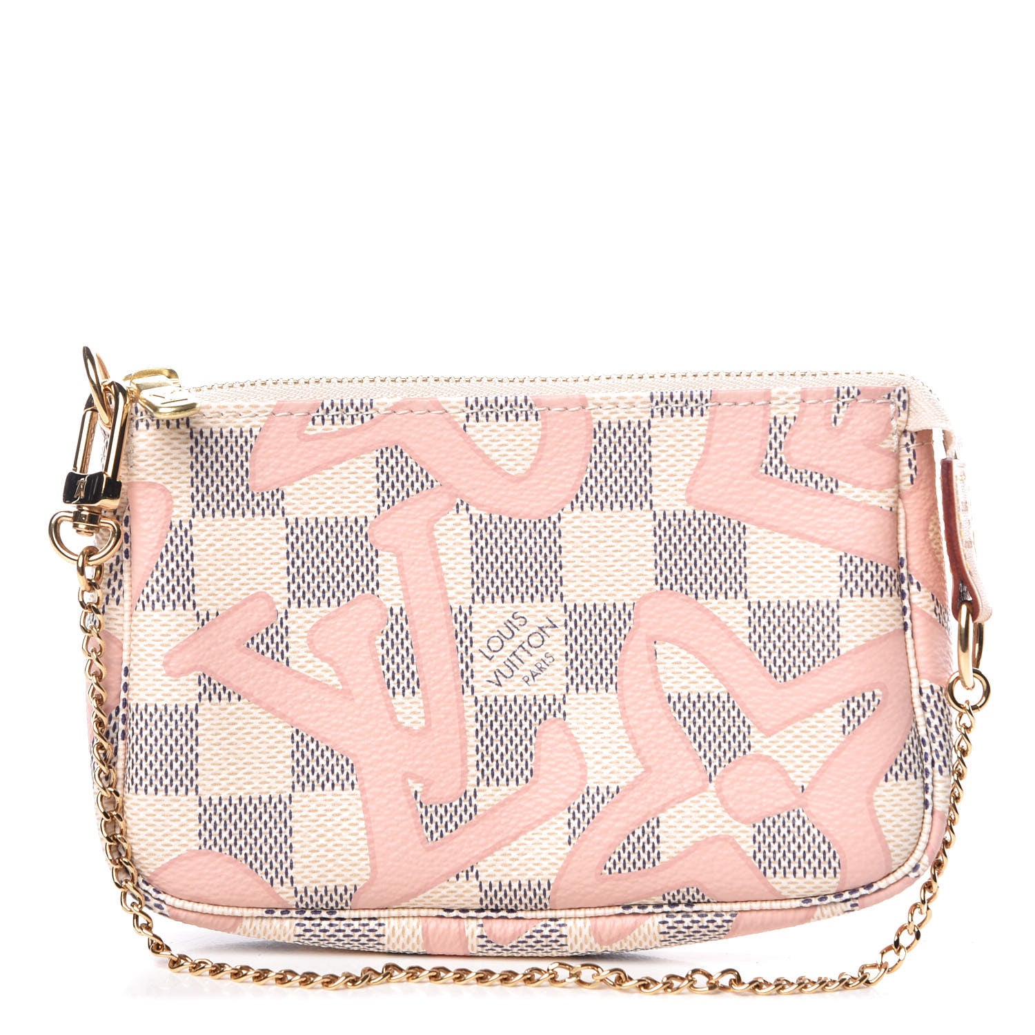 Louis Vuitton Damier Azur Tahitienne Mini Pochette Accessories 1 of 9