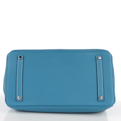 Hermes Togo Birkin 35 Blue Jean 21 of 24