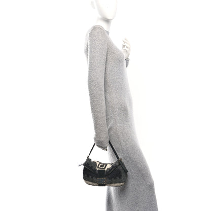 Fendi Wool Knit Baguette Grey 2 of 10