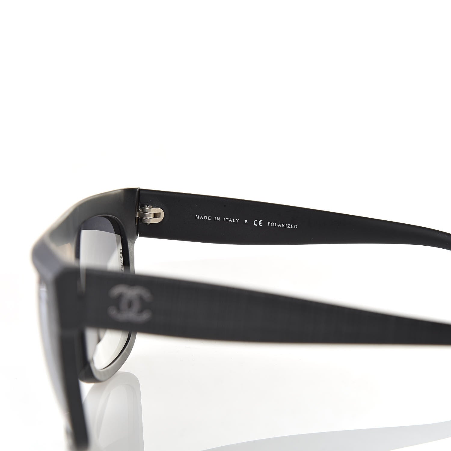 Chanel Polarized CC Sunglasses 5333 Matte Black 6 of 8