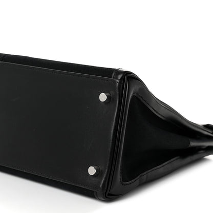Hermes Box Toile Lakis Kelly 35 Black 10 of 10