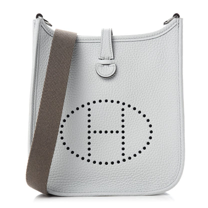 Hermes Taurillon Clemence Amazone Evelyne TPM Gris Perle Etain 1 of 11