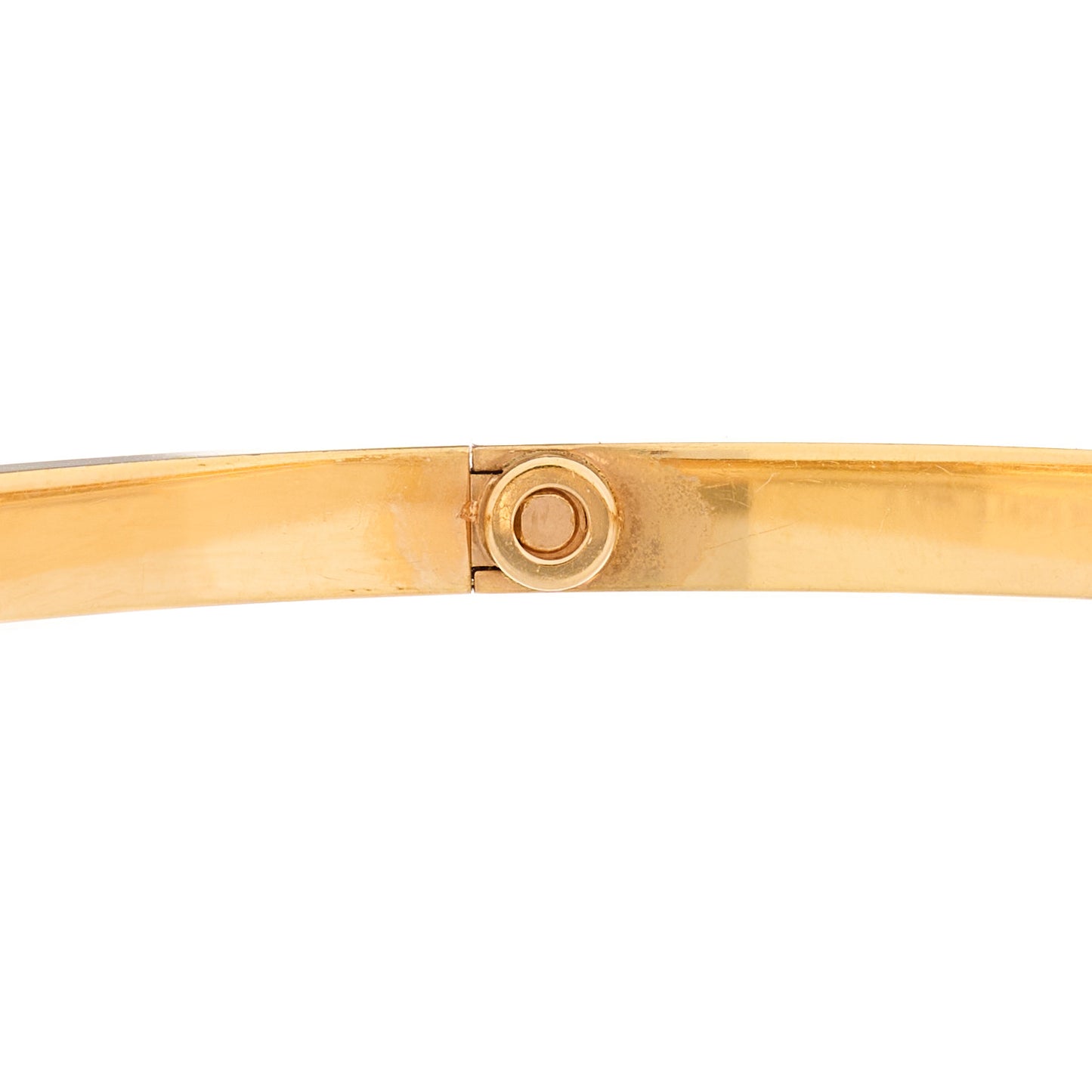 18K Pink Gold Diamond Small LOVE Paved Bracelet 18