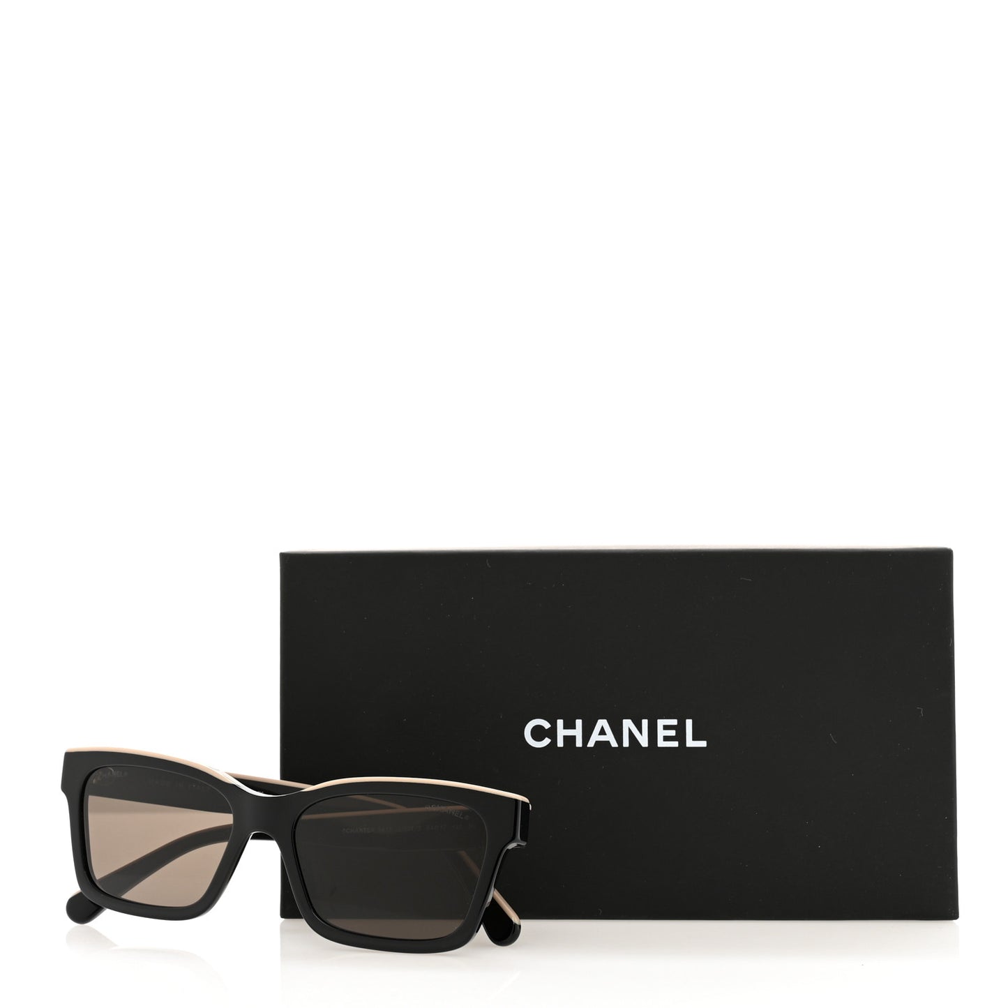 Acetate Polarized Square Sunglasses 5417 Black