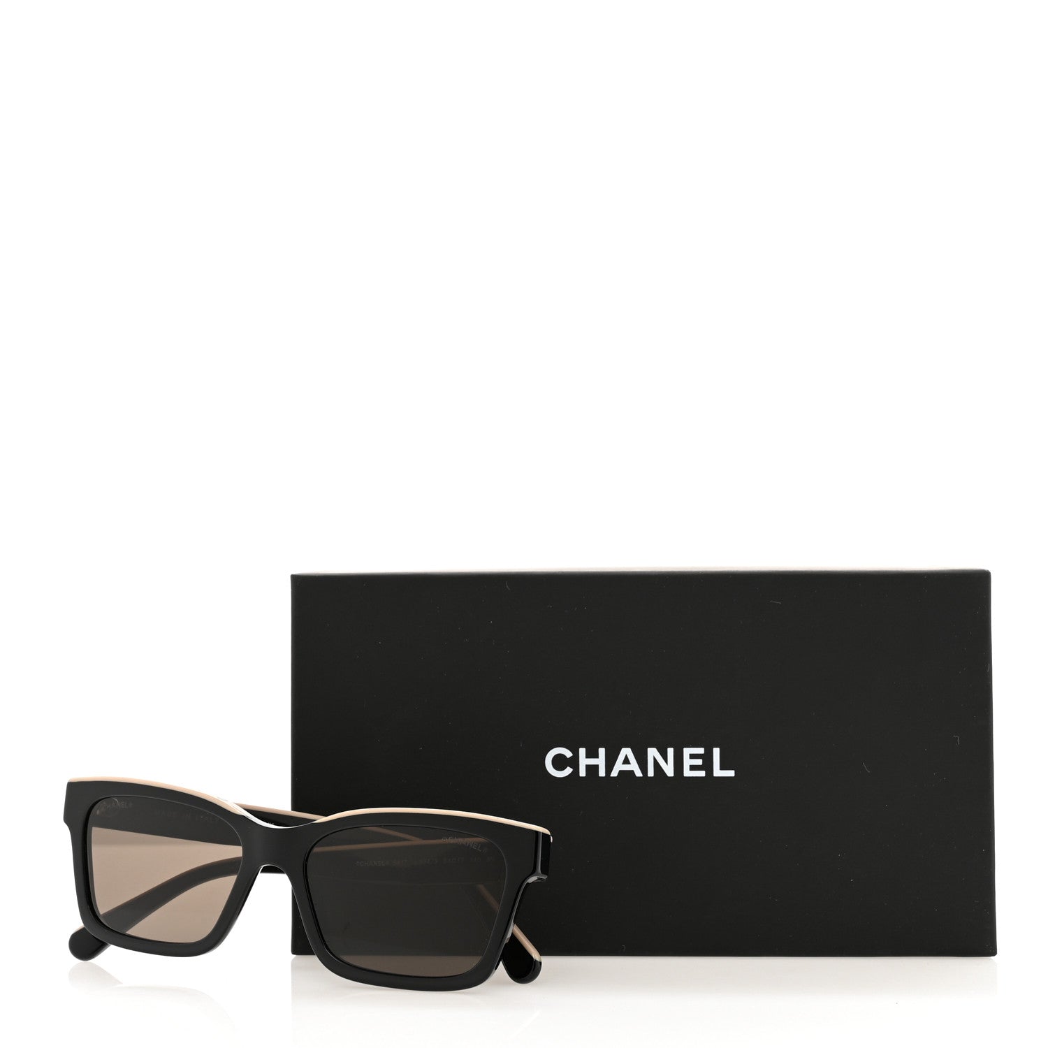 Chanel Acetate Polarized Square Sunglasses 5417 Black 7 of 7