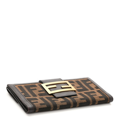 Fendi Zucchino Forever Continental Wallet Tobacco 4 of 8