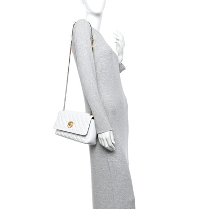 Versace Nappa Quilted Medusa Medium Chain Crossbody White 2 of 14