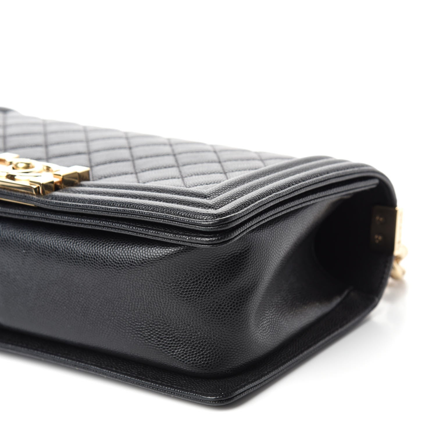 Chanel Caviar Quilted Medium Boy Flap Black 7 of 10