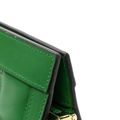 Gucci Calfskin GG Matelasse Small Slim Chain Shoulder Bag Spring Green Natural 15 of 16