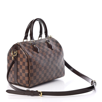 Louis Vuitton Damier Ebene Speedy Bandouliere 25 3 of 10