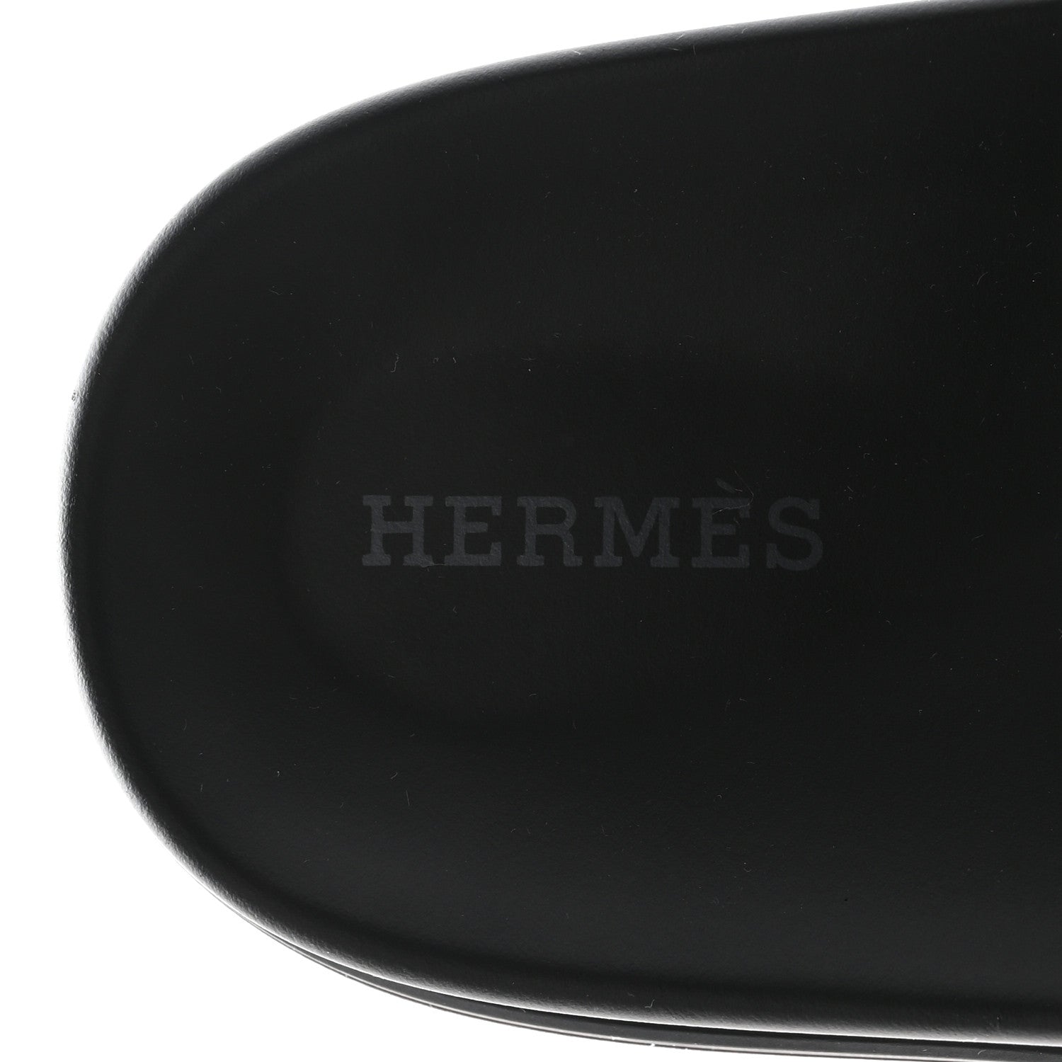 Hermes Calfskin Womens Chypre Sandals 38.5 Black 7 of 12