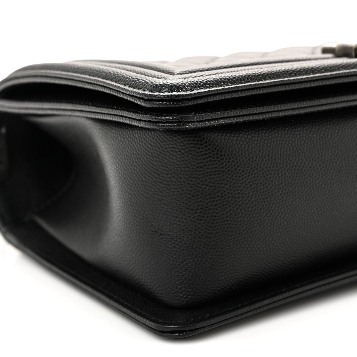 Chanel Caviar Quilted Medium Boy Flap Black 9 of 11