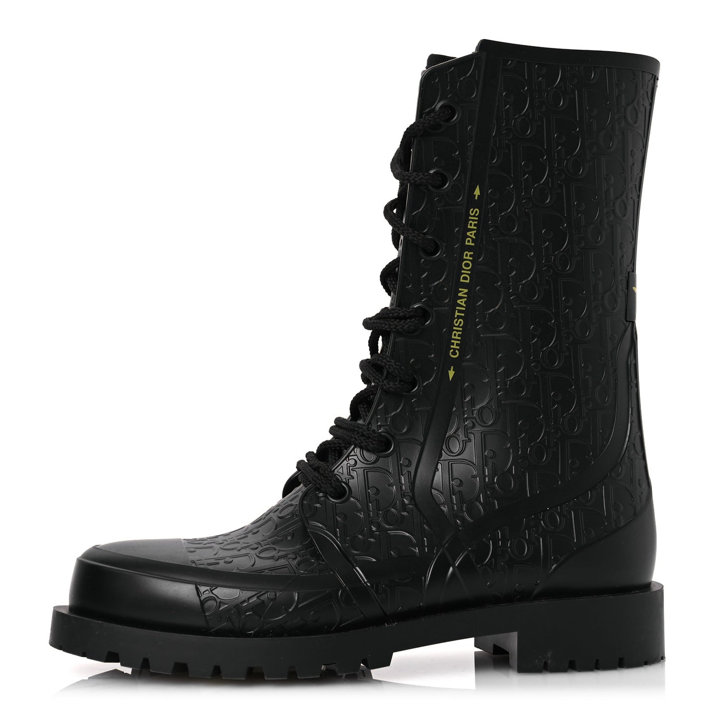 Oblique Rubber Diorcamp Boots 39 Black