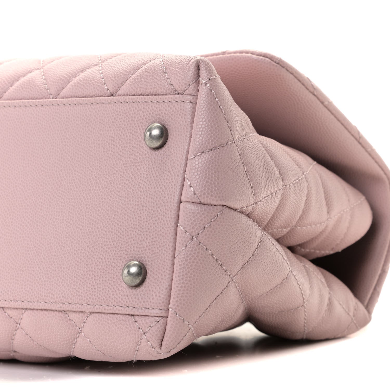 Chanel Caviar Quilted Small Coco Handle Flap Light Pink 9 of 11