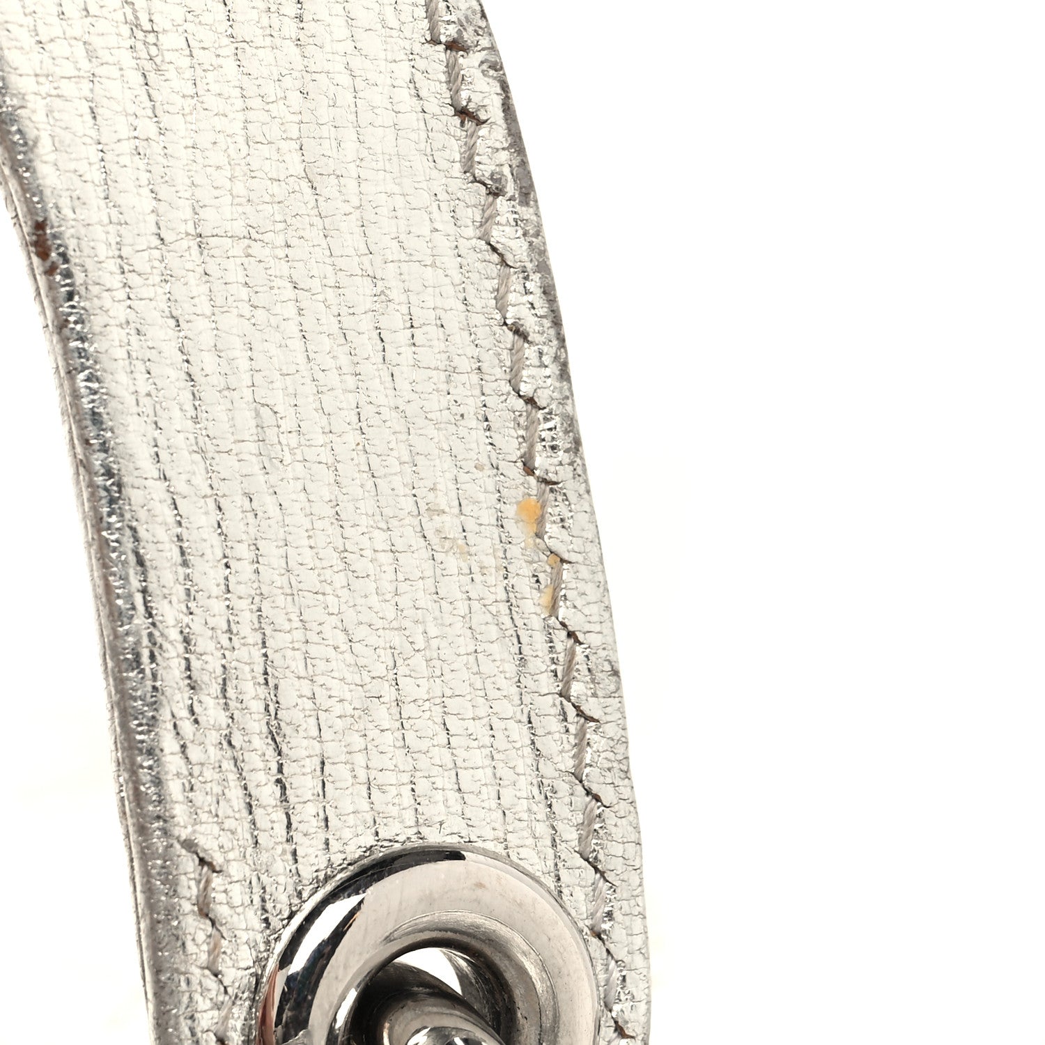 Christian Dior Metallic Grained Calfskin Cannage Small Lucky Badges My Lady Dior Silver 18 of 18
