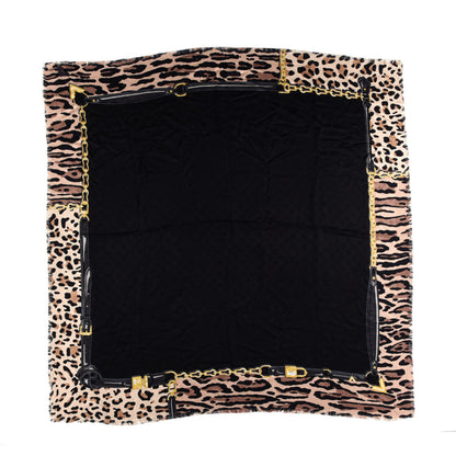 Louis Vuitton Silk Wool Leopard Monogram Scarf 1 of 5