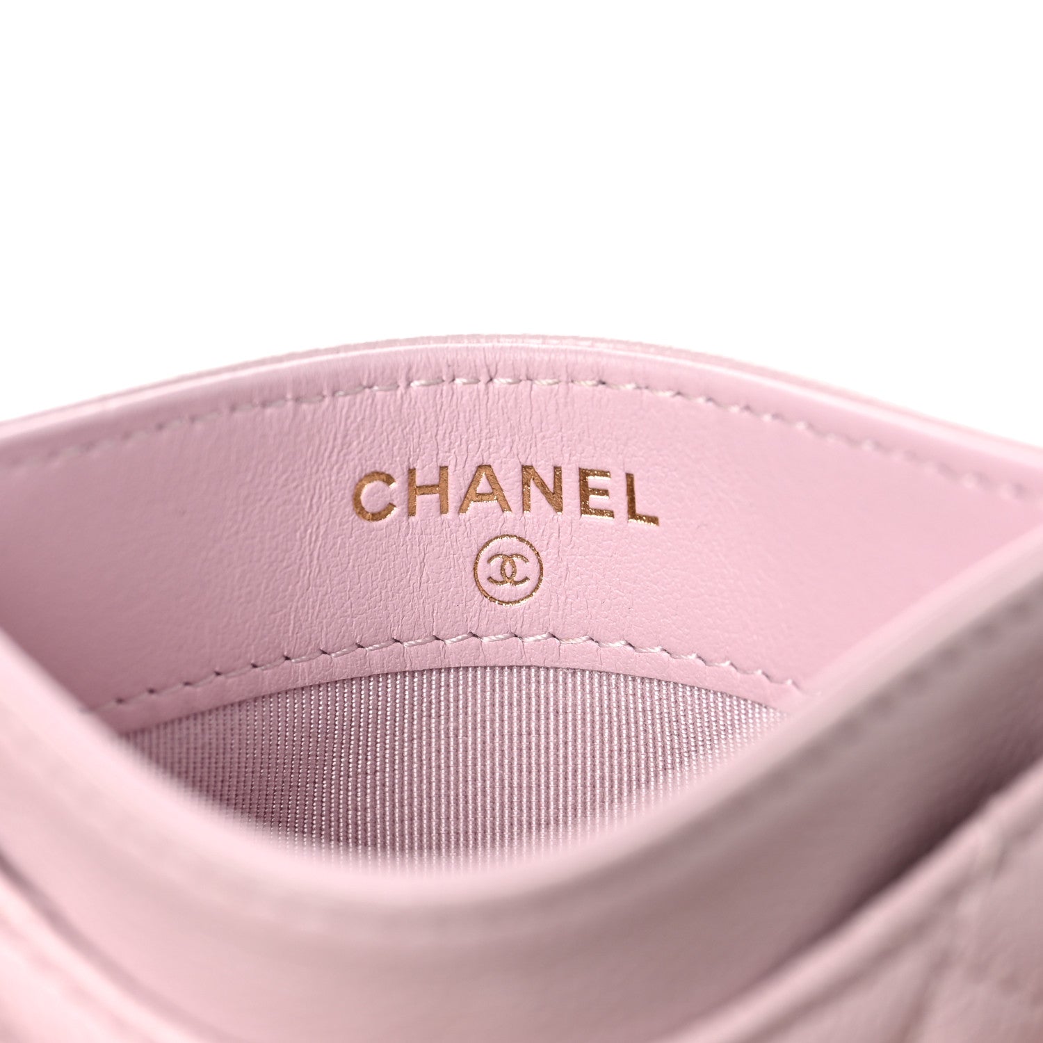 Chanel Caviar Quilted Card Holder Light Pink 6 of 8