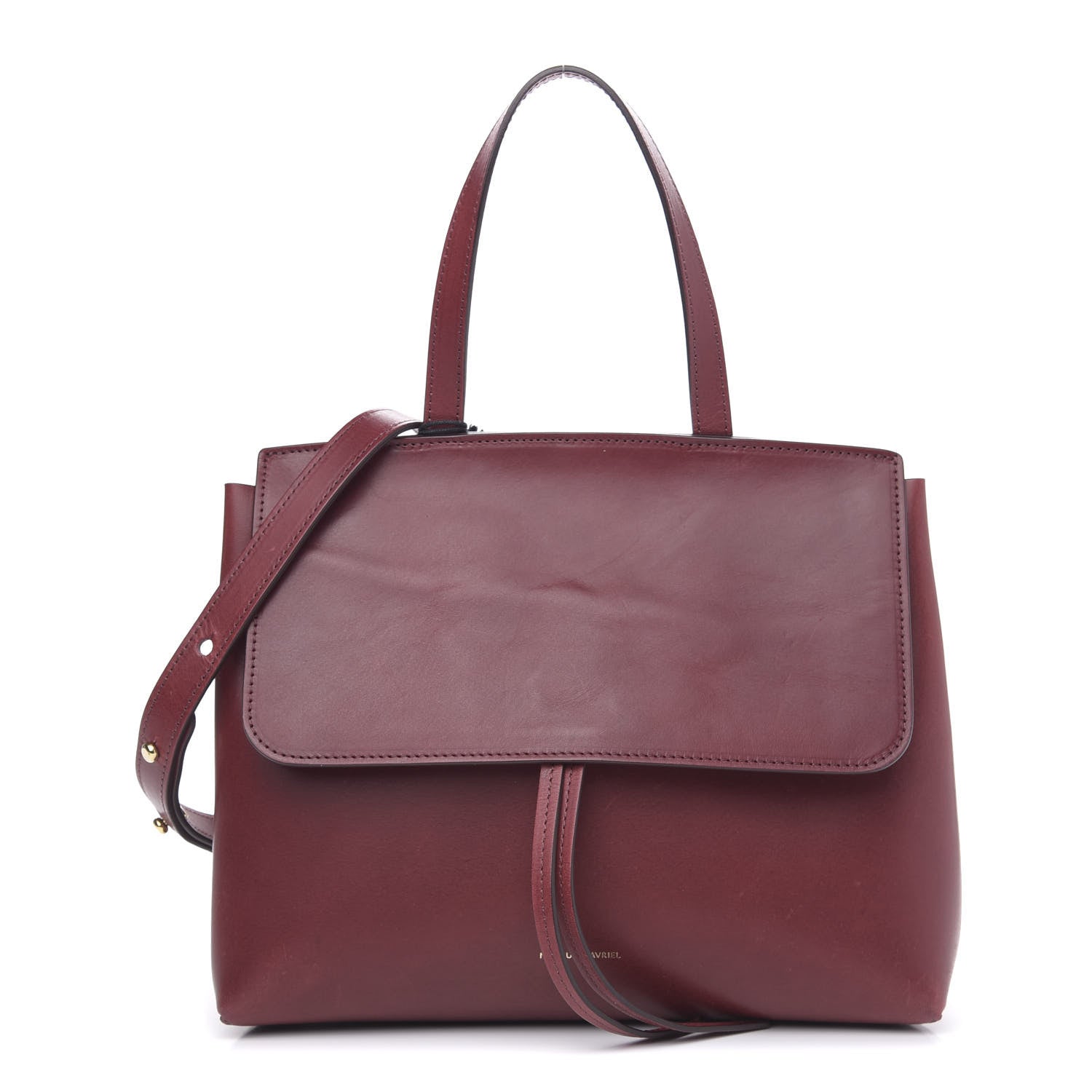 Mansur Gavriel Calfskin Mini Lady Bag Bordo 1 of 17