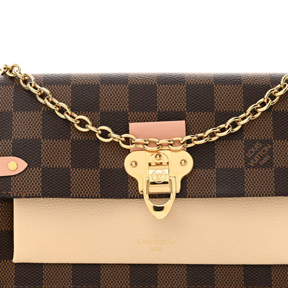 Louis Vuitton Damier Ebene Vavin Chain Wallet Creme 7 of 11