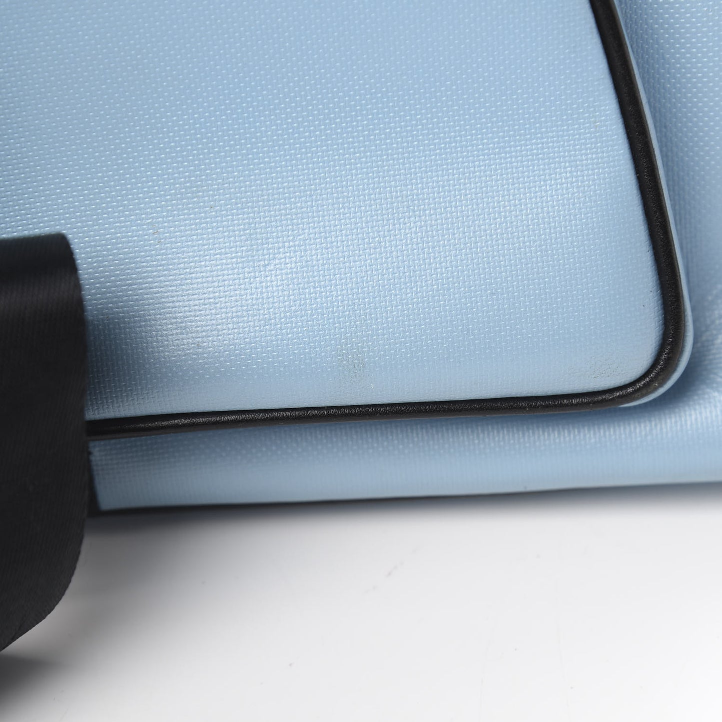 Coated Canvas Crystal Hardcore Bag Light Blue