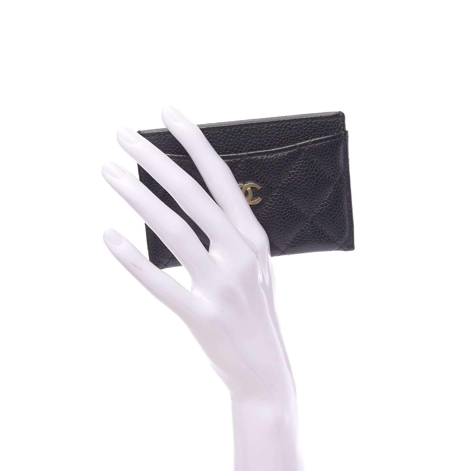 Chanel Caviar Quilted Card Holder Black 2 of 9