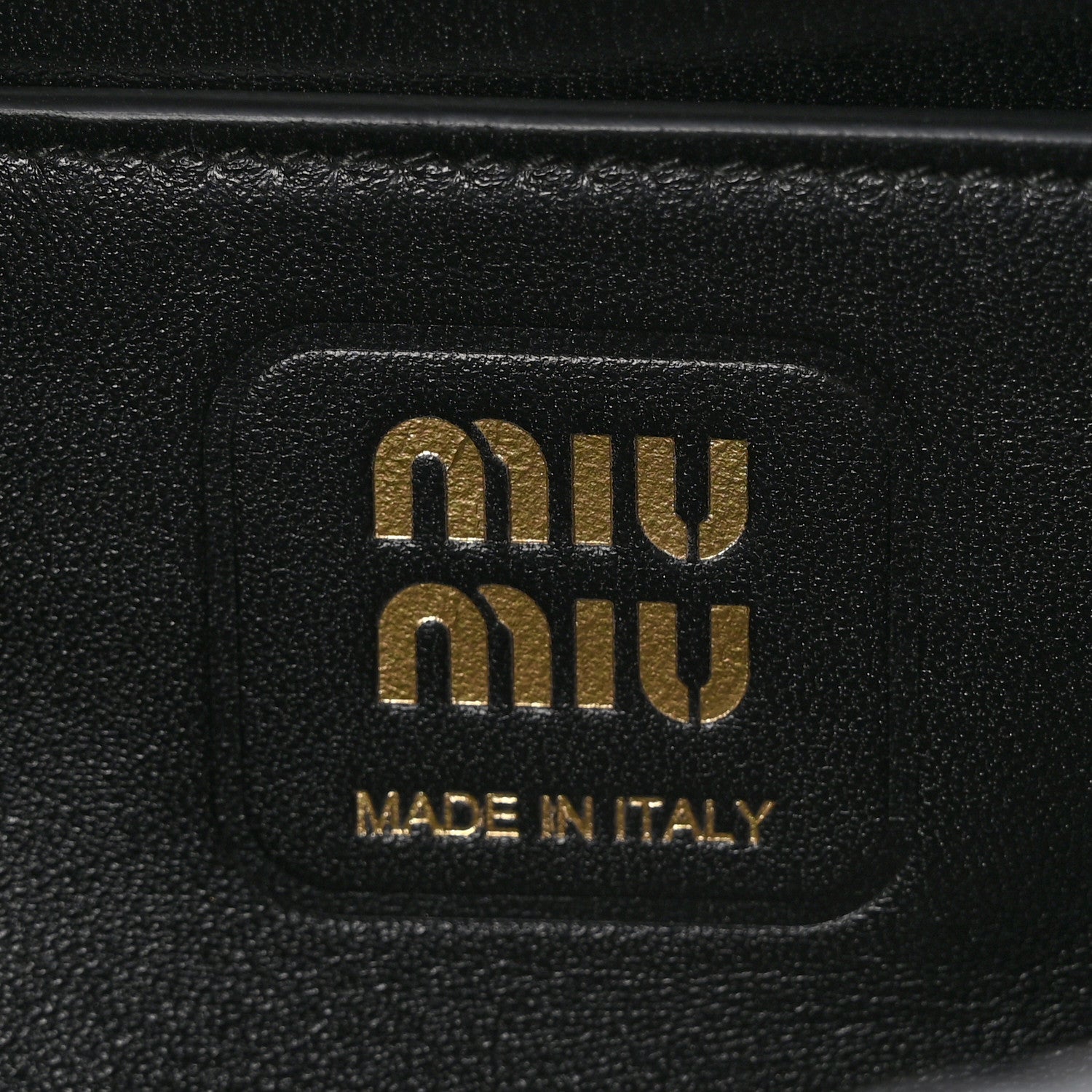 Miu Miu Nappa Matelasse Shoulder Bag Black 6 of 9