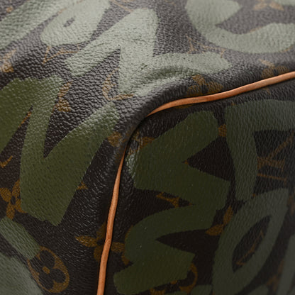 Louis Vuitton Graffiti Keepall 50 Kaki 11 of 11