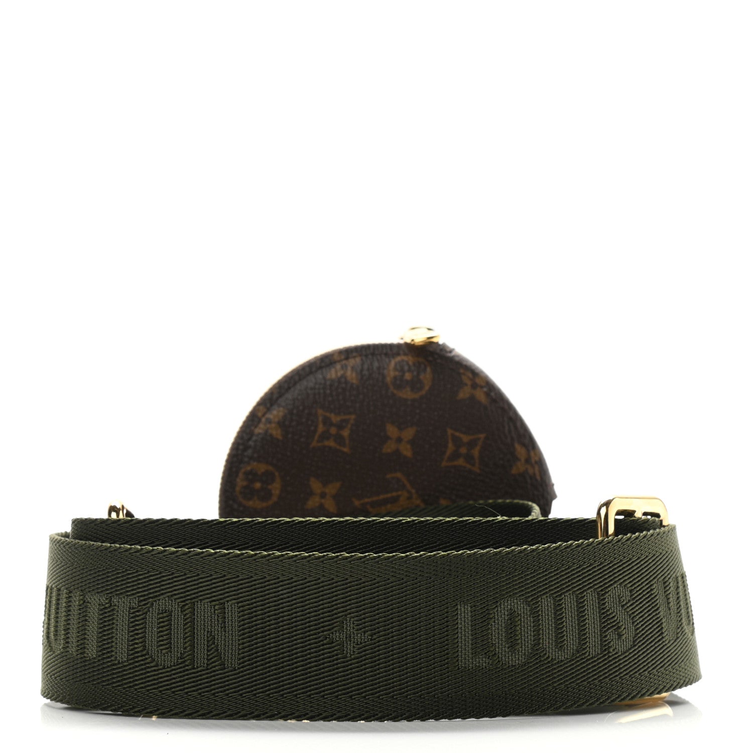 Louis Vuitton Monogram Multi Pochette Accessories Bandouliere Shoulder Strap Kaki 2 of 3
