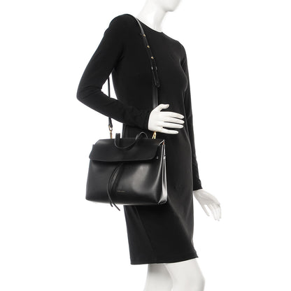 Mansur Gavriel Calfskin Mini Lady Bag Black Ballerina 2 of 10