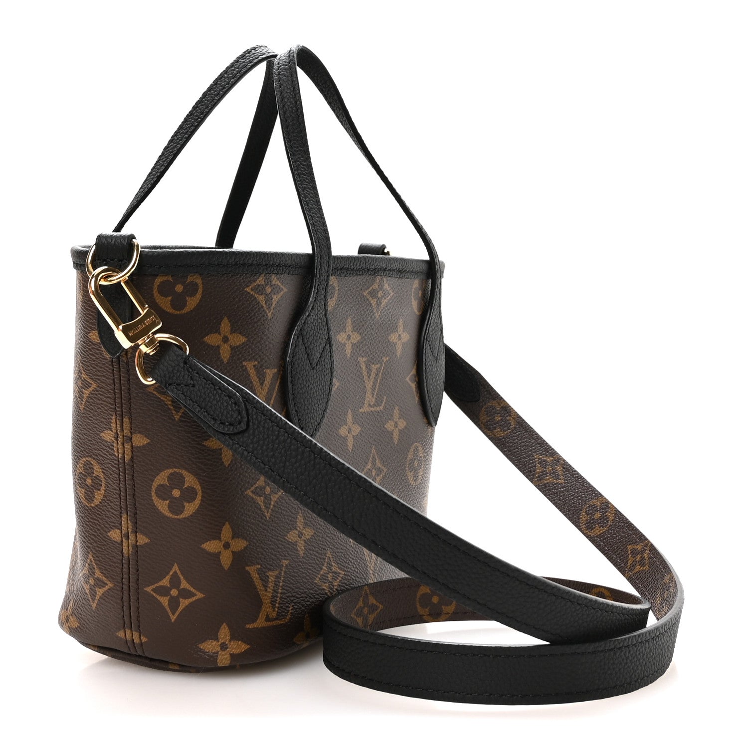 Louis Vuitton Monogram Neverfull Inside Out Bandouliere BB Black 4 of 18