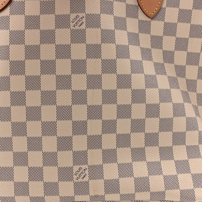 Louis Vuitton Damier Azur Neo Neverfull MM Rose Ballerine 12 of 13