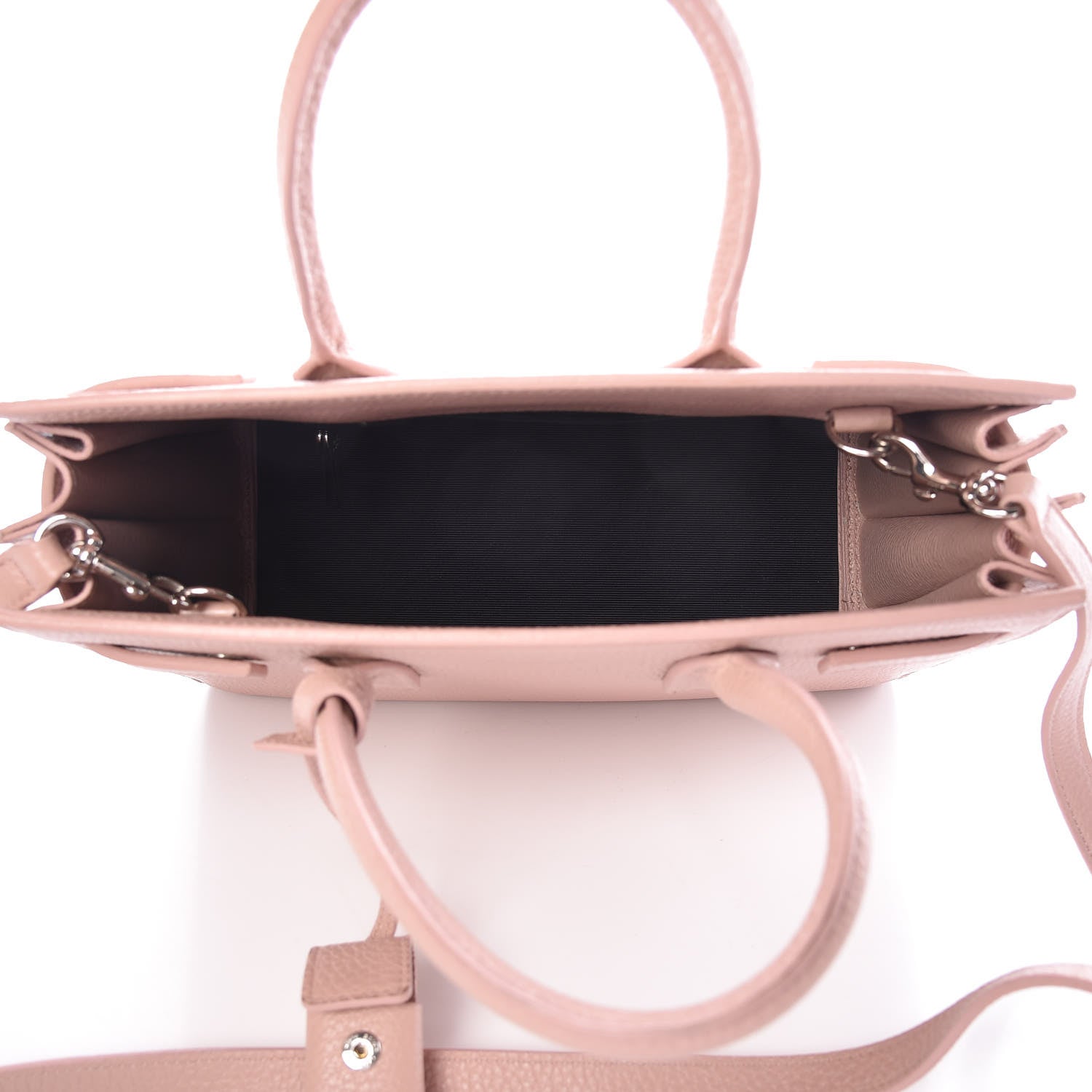 Saint Laurent Grained Calfskin Baby Sac De Jour Antique Rose 5 of 18
