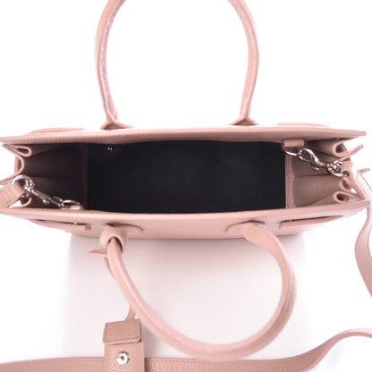 Saint Laurent Grained Calfskin Baby Sac De Jour Antique Rose 5 of 18